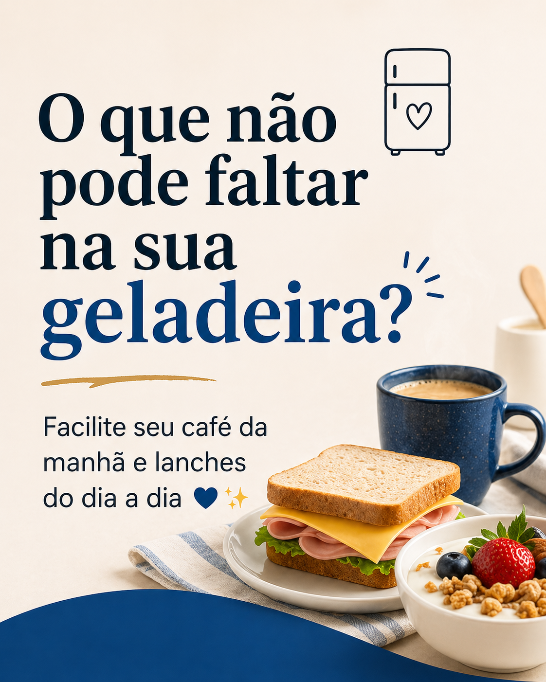 Post de Engajamento Geladeira